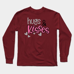 Hugs And Kisses Pink Long Sleeve T-Shirt